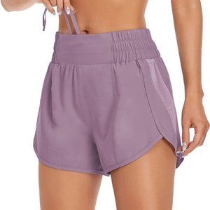 NWT Purple Womens Athletic Shorts
